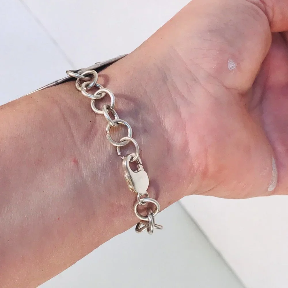 Rare Antique Goddess Sterling Silver Cuff Bracelet Victorian 925 Medusa Nouveau